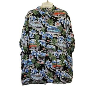 Vintage‎ Reyn Spooner Men's XXL Chevrolet Hawaiian Button Down Shirt